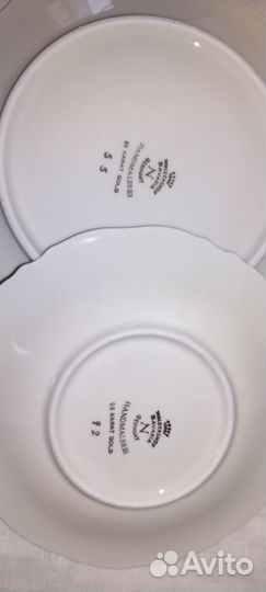Тарелка блюдце фарфор Германия Англия