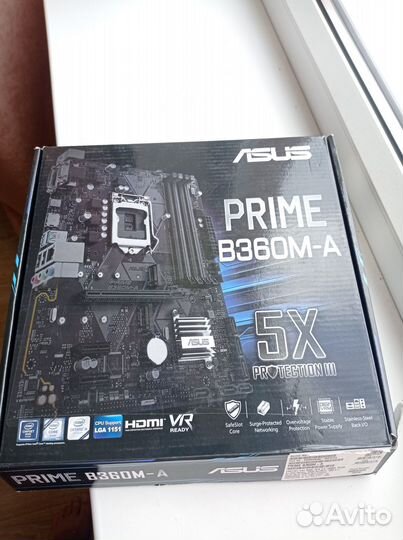 Asus prime B360M-A (socket 1151) + Intel i3-8350K
