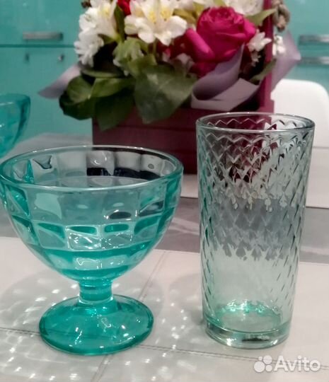 Бокалы, стаканы, креманки, рюмки