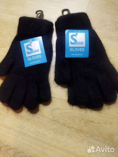 Варежки и перчатки с ангорой и шерстяные