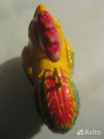 Брелок времен СССР - костяной петушок