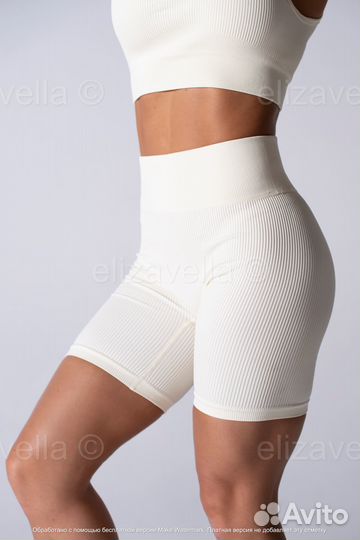 Велосипедки / лосины оптом бежевые