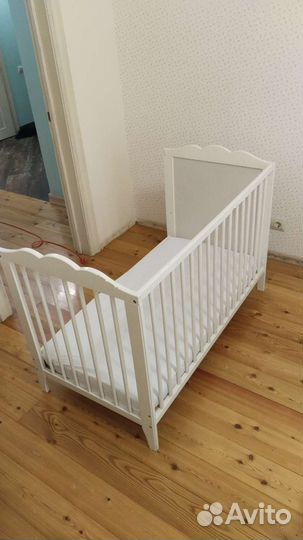 Детская кровать IKEA с матрасом