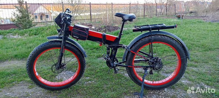 Электровелосипед фэтбайк складной