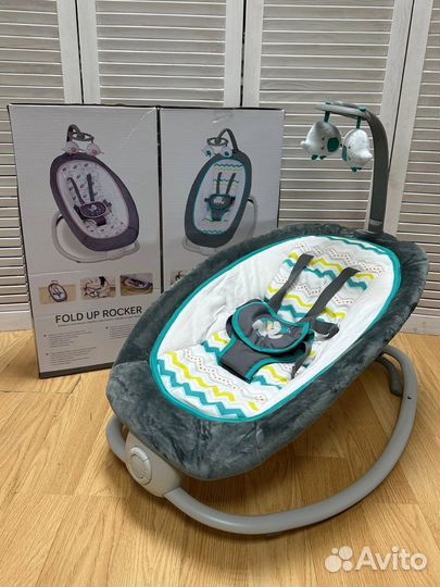 Шезлонг качалка для новорожденных