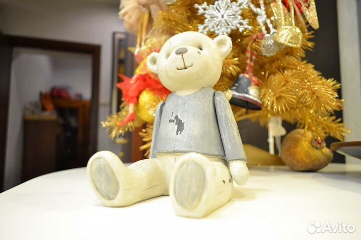 187304 Статуэтка Авторская работа Мишка