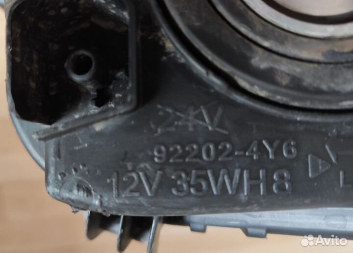 Фара битая дхо противотуманная правая Kia Rio 2016