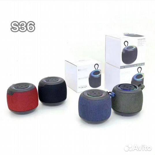 Беспроводная колонка Koleer S36 5W/Radio/TF LED