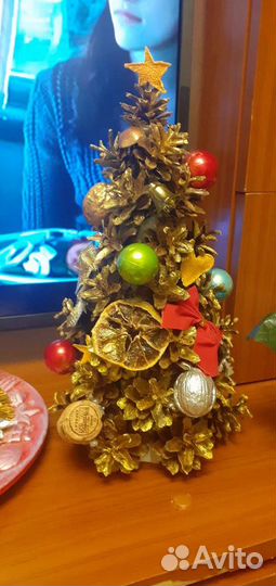 Ёлочка новогодняя сувенирная 30 см