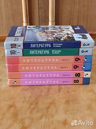 Учебники по литературе 8-10 класс новые, 2 части