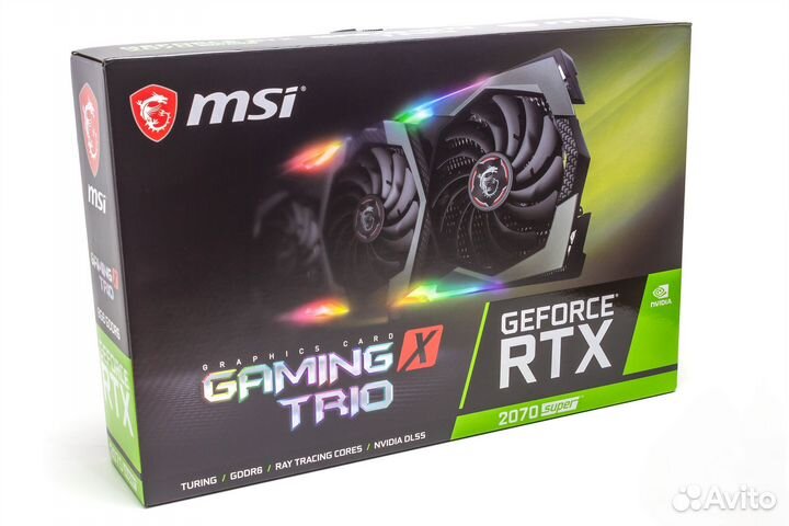 Видеокарта MSI rtx 2070 super gaming x trio