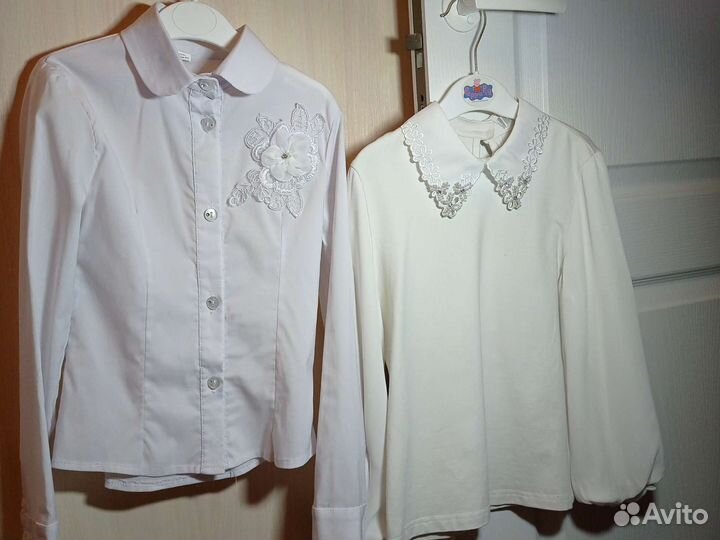 Блузка белая детская