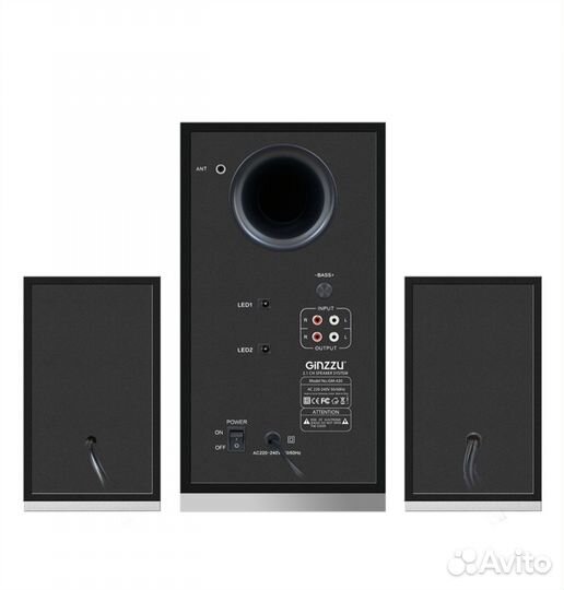 Акустическая система 2.1 Ginzzu