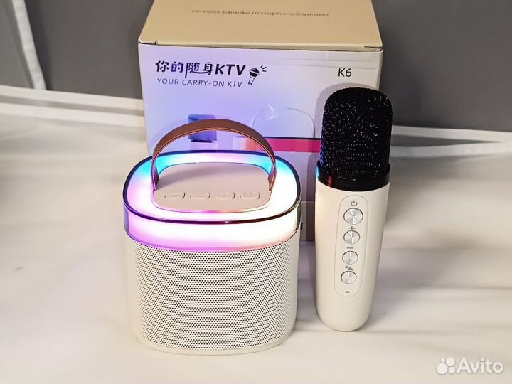 Микрофон караоке с портативной колонкой