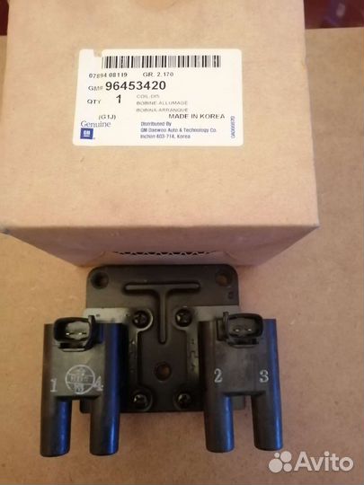 Катушка зажигания на chevrolet lacetti