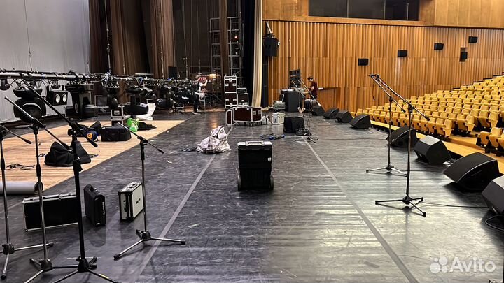 Аренда, прокат, звуковой аппаратуры, оборудования