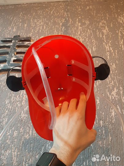 Красная пивная каска (отличный подарок)