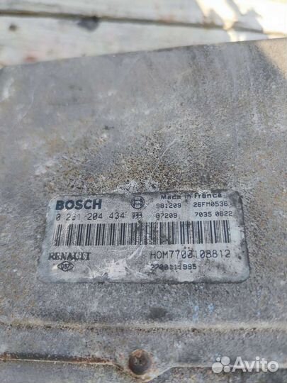 Блок управления двигателем Renault espace 3