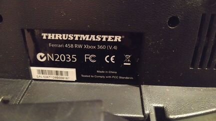 Thrustmaster ferrari 458 RW Xbox 360 (V4)