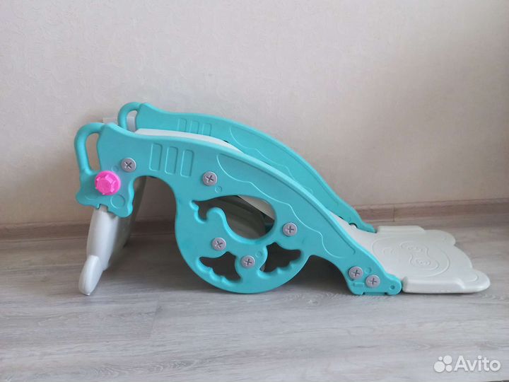 Детская горка качалка 3в 1