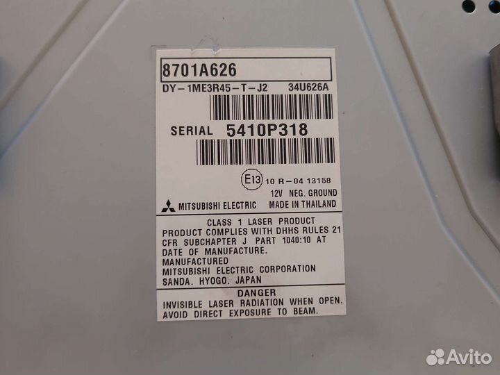 Магнитола Pajero Sport 2 2015 года