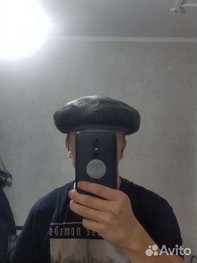 Меховая мужская кепка