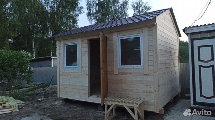 Готовые к эксплуатации домики, бытовки и беседки