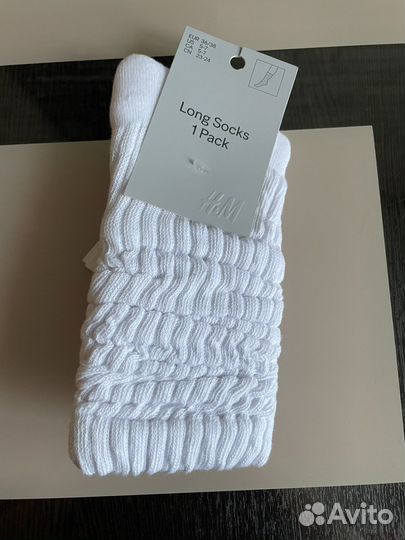 Длинные носки hm