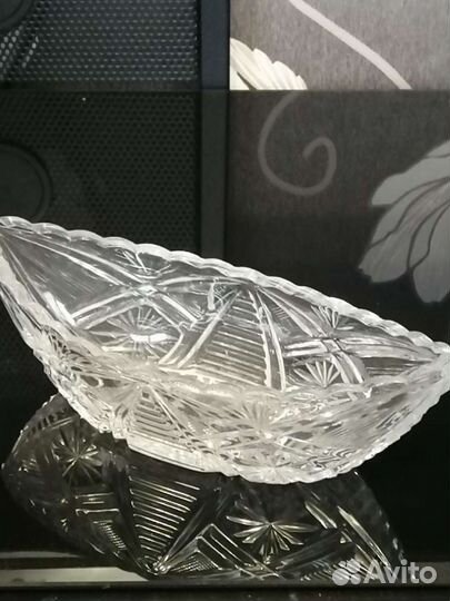 Ваза хрустальная СССР, досталось по наследству