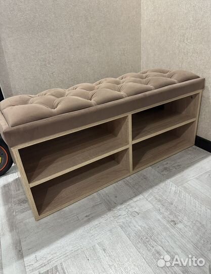 Обувница с мягким сиденьем