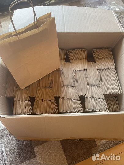 Крафт пакеты с ручками