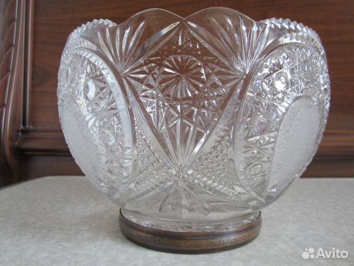 Хрустальная чаша для пунша