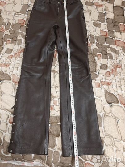 Мото штаны кожа