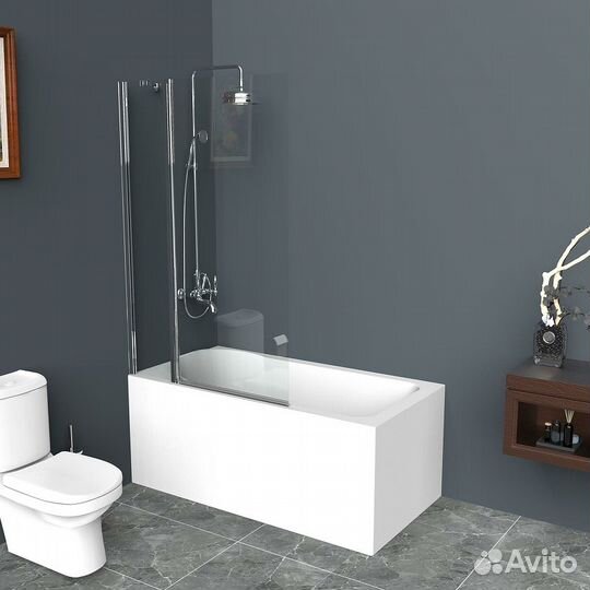 Шторка BelBagno 101cm прозрач uno-v-11-100/150-c