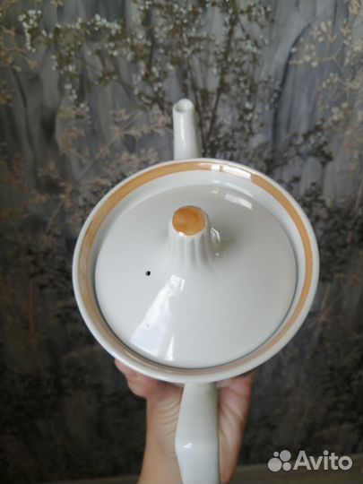 Фарфоровая посуда СССР сервиз чайный лфз