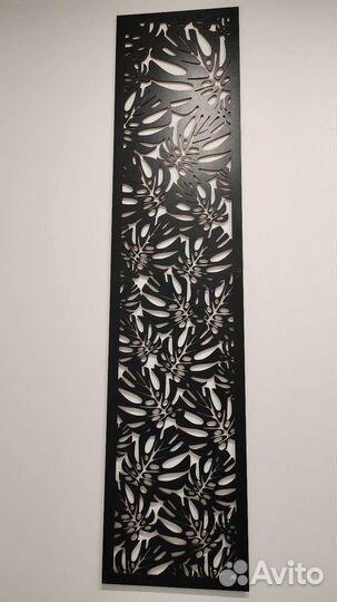 Настенное панно из дерева. Монстеры