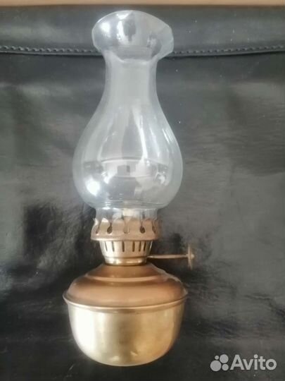 Керосиновая лампа латунь