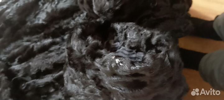 Шуба из лапок каракуля