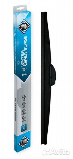 Щетка стеклоочистителя зимняя 380мм крепление hook