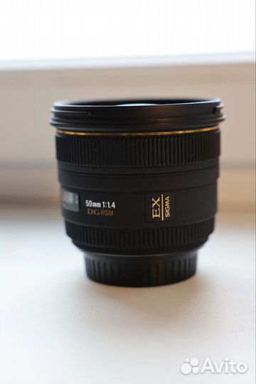 Объектив. sigma 50mm f 1,4 EX DG