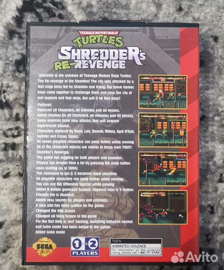 Teenage mutant ninja Turtles shredder s Revenge