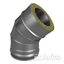 Отвод от-Р 45* 430, 0,8/430, 0,5 d 180/240 Теплов