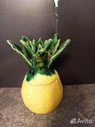 Сахарница ручной работы ананас