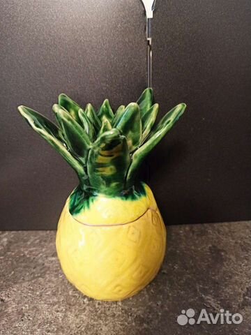 Сахарница ручной работы ананас