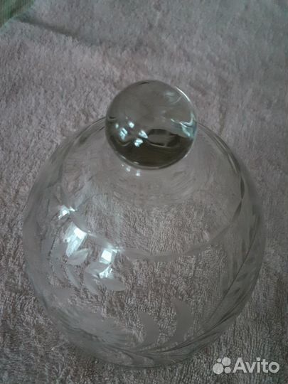 Крышка хрустальная большая СССР