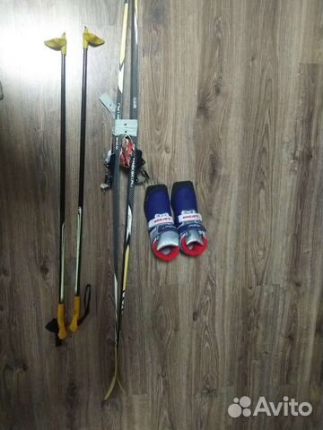 Лыжи ботинки палки