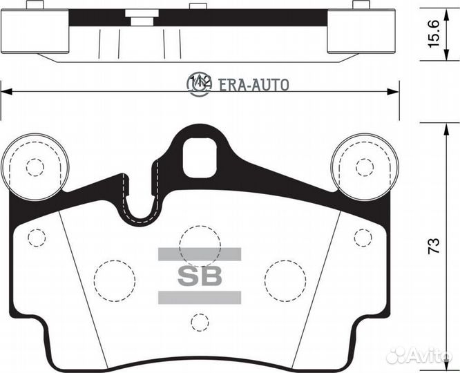 Sangsin brake SP2198 Колодки тормозные volkswagen