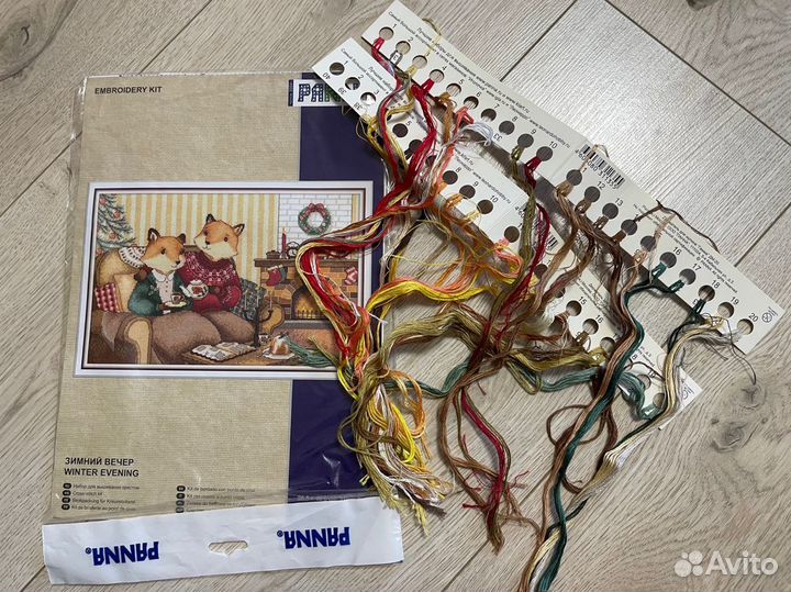 Наборы для вышивки крестом остатки риолис пазлы