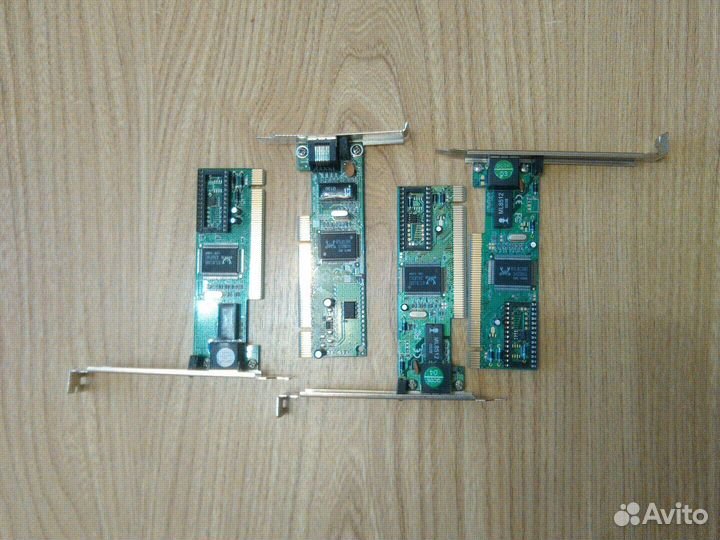 Сетевые карты PCI 100Mbs, кабели WakeOnLan, ROM