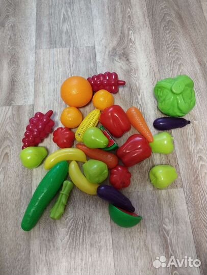 Овощи и фрукты игрушки